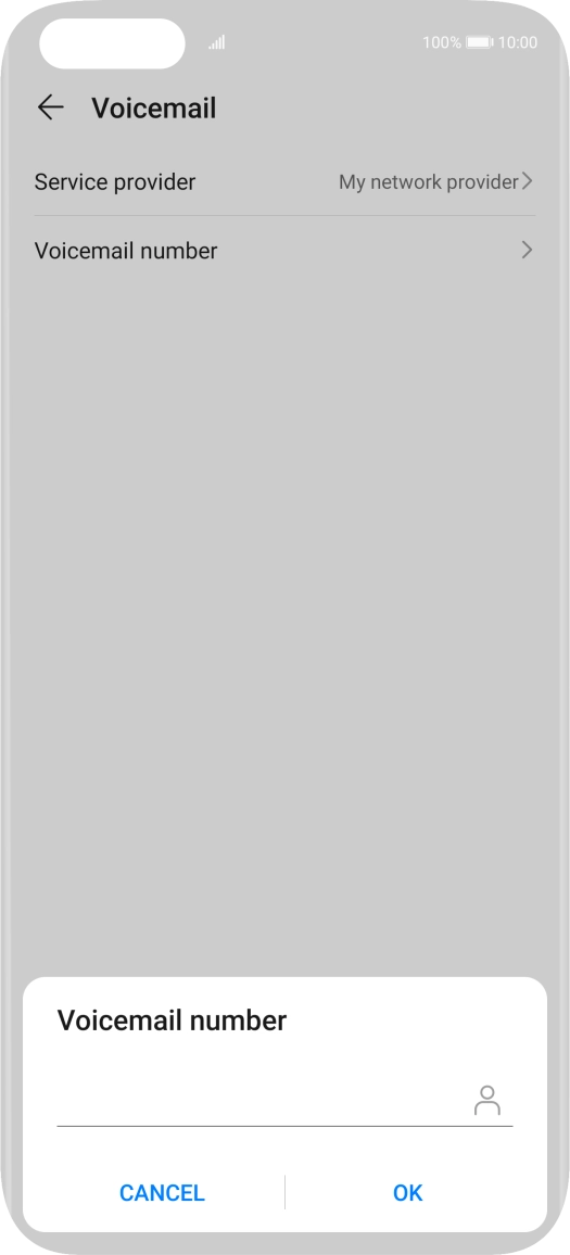 Key in +447953222222 and press OK.