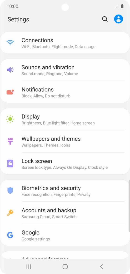 Press Accounts and backup.