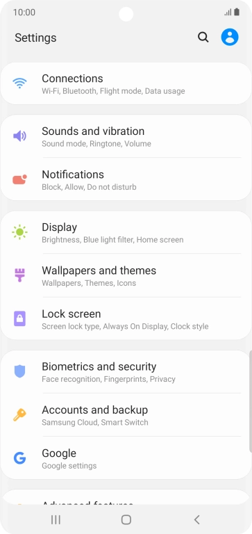 Press Biometrics and security.