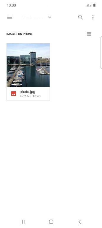 Press the required file.