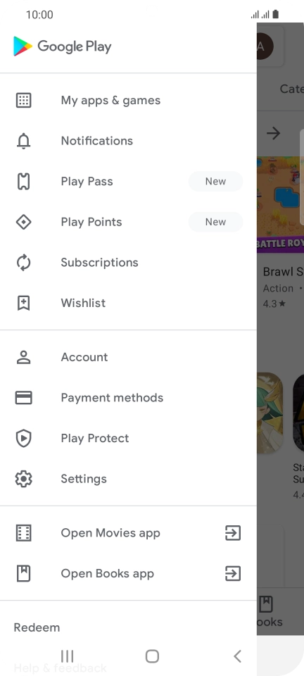 Press My apps & games.