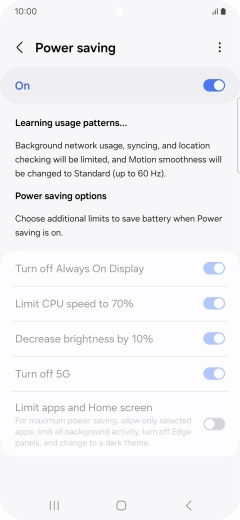 Press the Home key to return to the home screen.