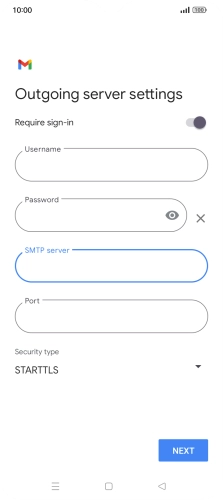 Press the field below 