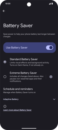 Slide your finger upwards starting from the bottom of the screen to return to the home screen.
