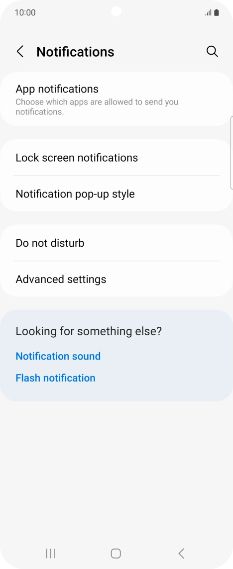 Press App notifications.