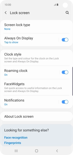 Press the Home key to return to the home screen.