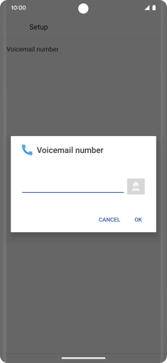 Key in +447953222222 and press OK.