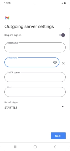 Press the field below 