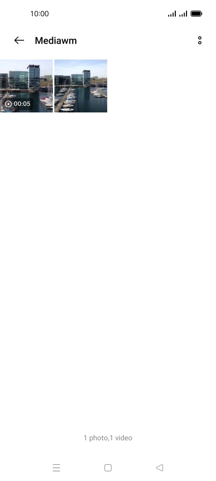 Press and hold any picture or video clip.