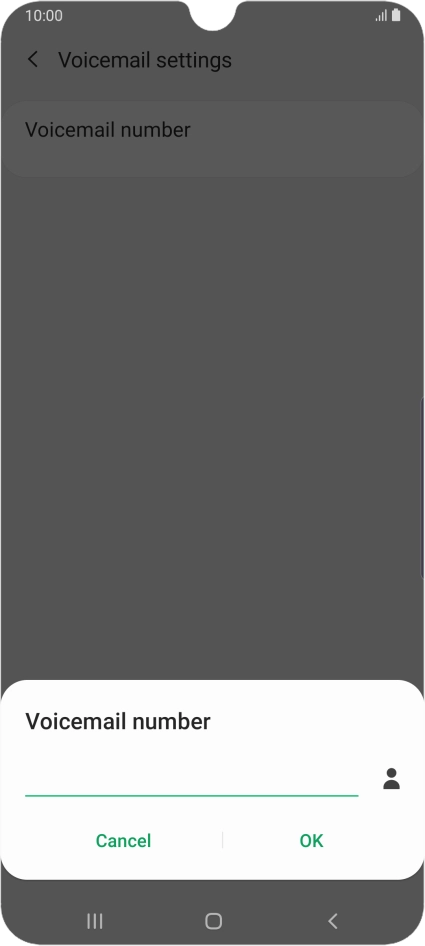 Key in +447953222222 and press OK.