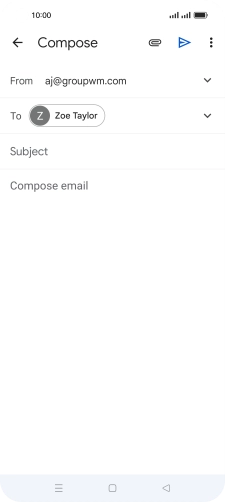 Press Subject and key in the required subject.