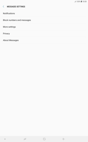 Press More settings.