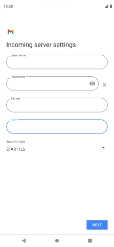 Press the drop down list below 