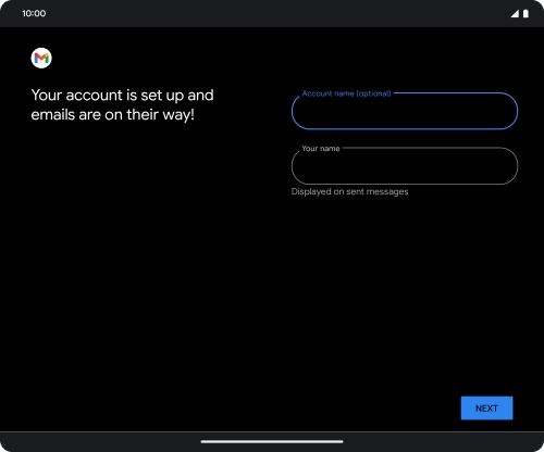Press the field below 