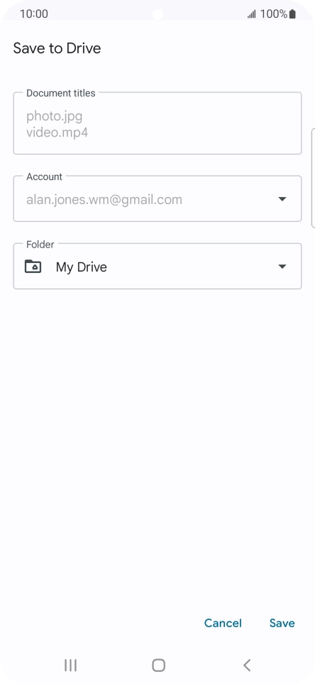 Press the field below 