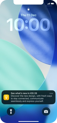 Press the required notification and follow the instructions on the screen to use the selected function.