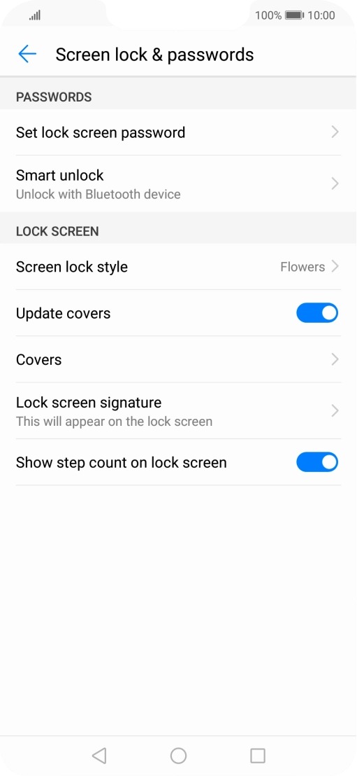 Press the Home key to return to the home screen.
