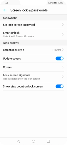 Press the Home key to return to the home screen.