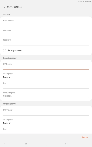 Press the drop down list below 