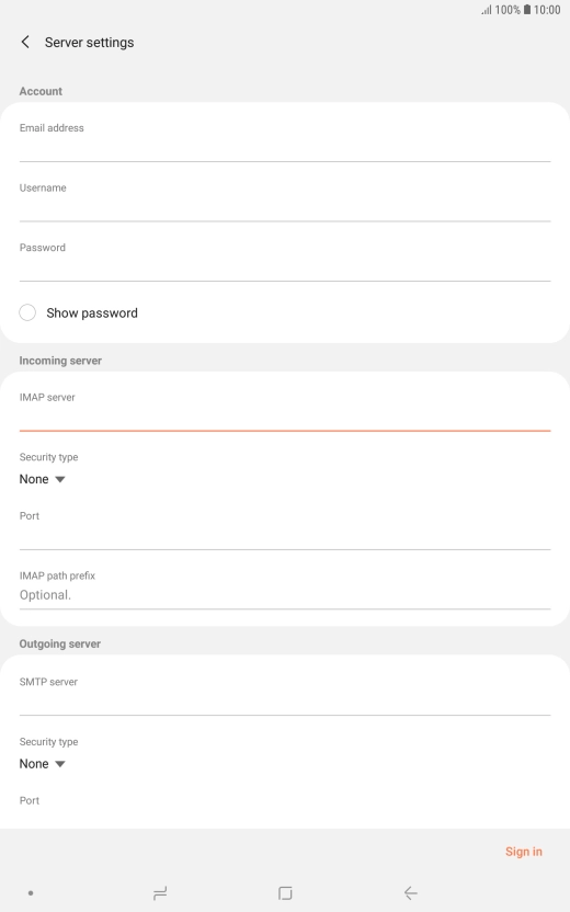 Press the drop down list below 