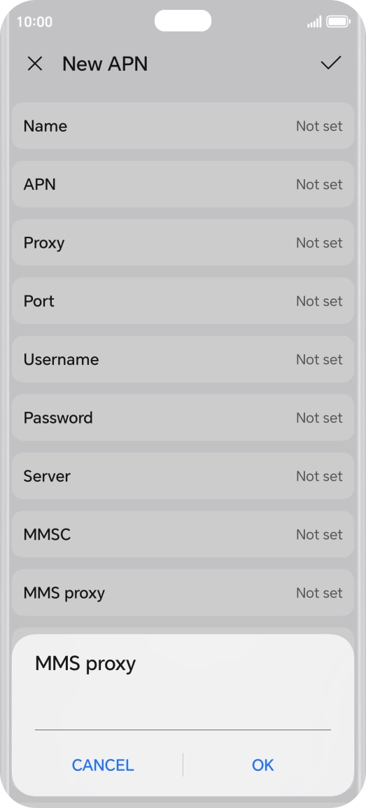 Key in 149.254.201.135 and press OK.