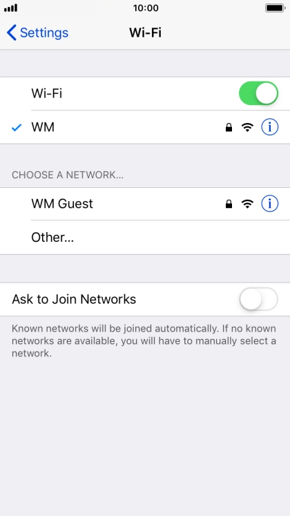 Press the Home key to return to the home screen.