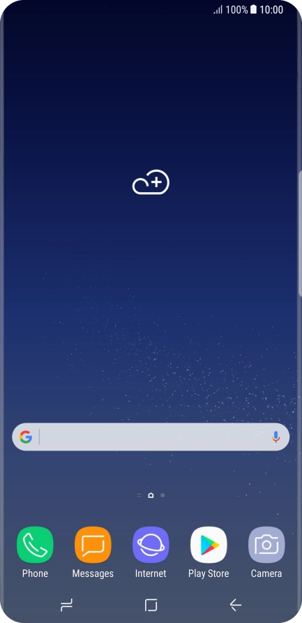 When the phone is turned on, you can always see the battery power level. The larger the coloured section of the battery icon, the more remaining battery power.