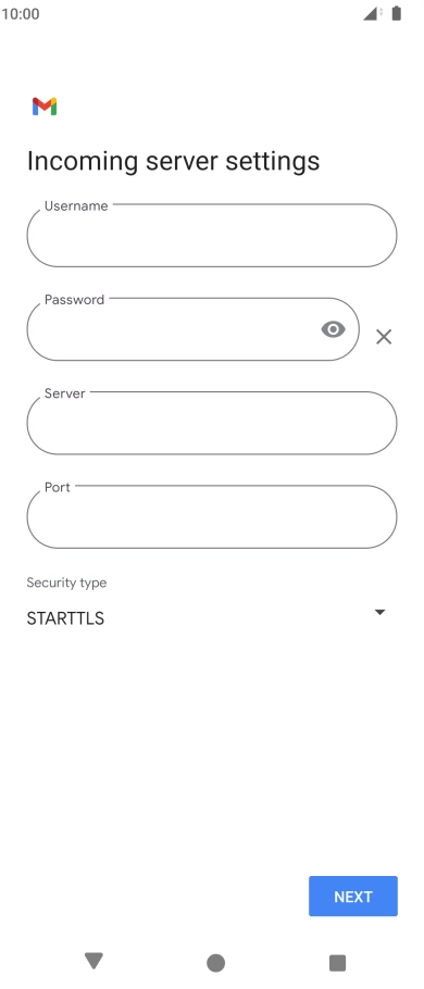 Press the field below 