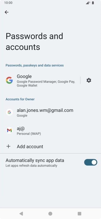 Press the Home key to return to the home screen.