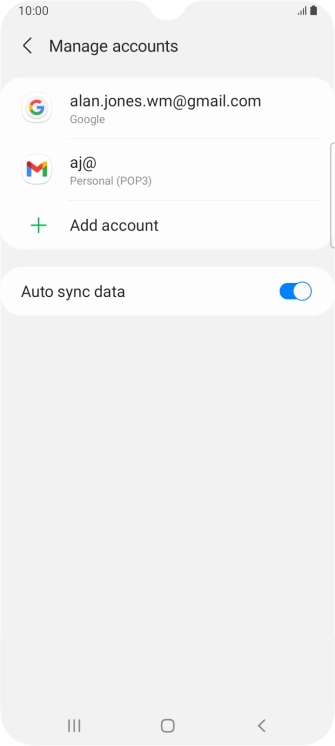 Press the Home key to return to the home screen.
