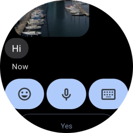 Press the microphone icon.
