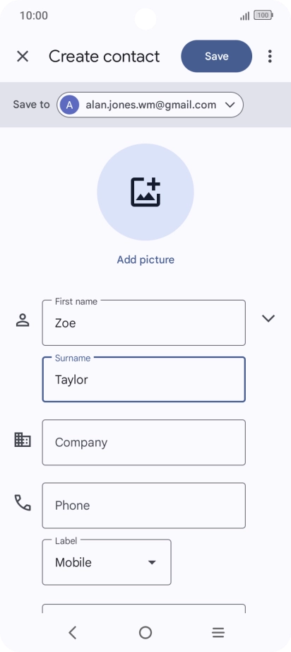 Press Phone and key in the required phone number.