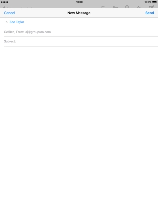 Press Subject and key in the required subject.