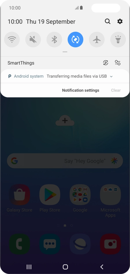 Press Android system.