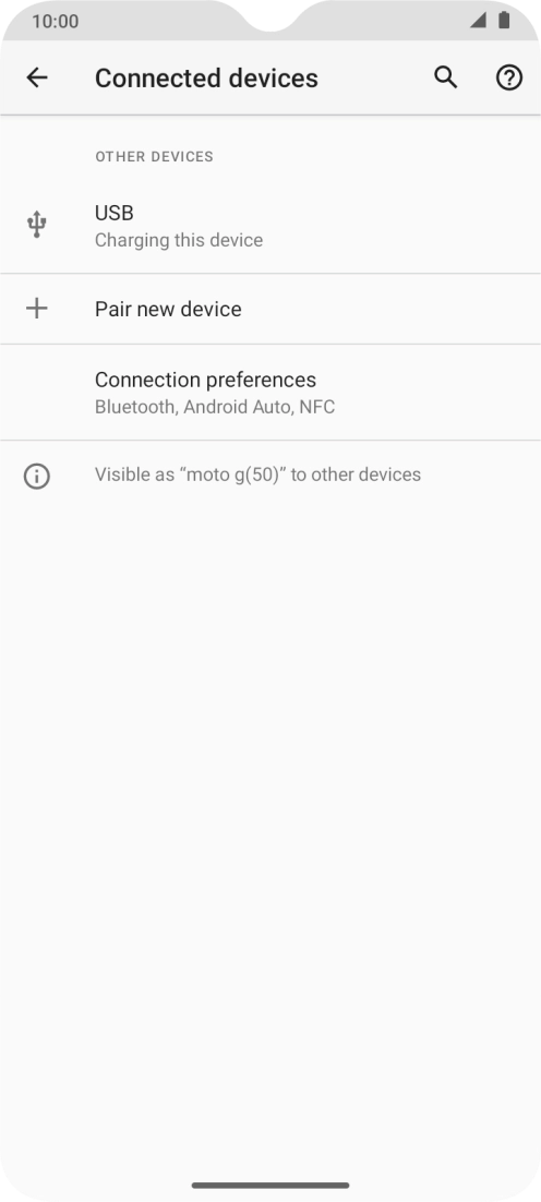 Press Pair new device.