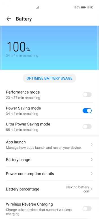 Slide your finger upwards starting from the bottom of the screen to return to the home screen.