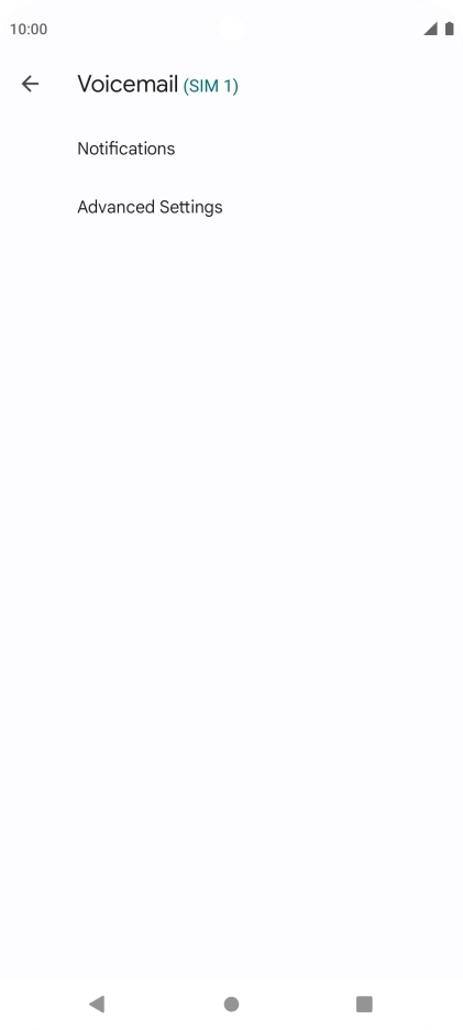 Press Advanced Settings.