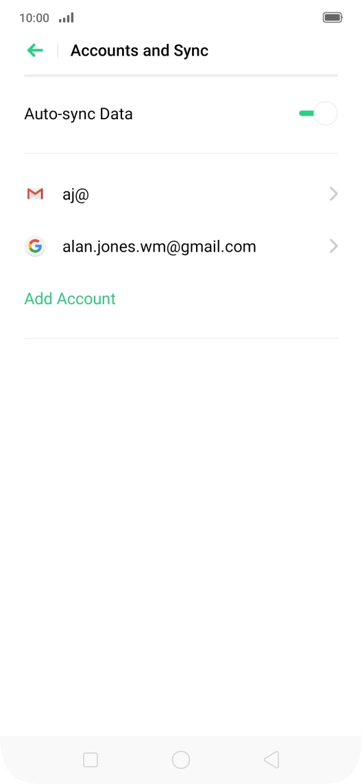Press the Home key to return to the home screen.