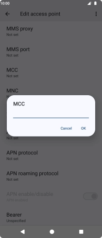 Key in 234 and press OK.