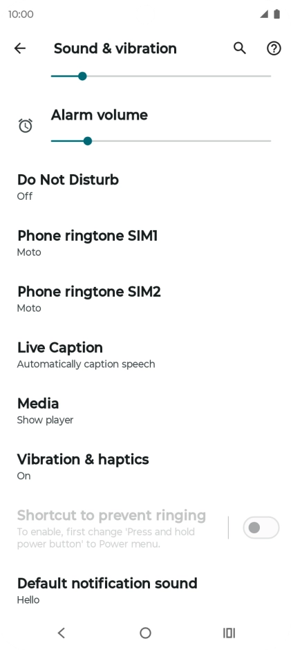 Press Phone ringtone.