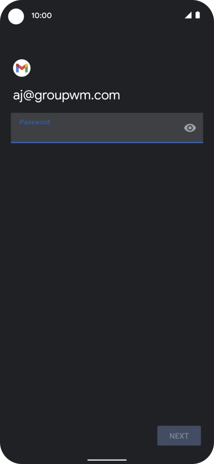 Press the field below 