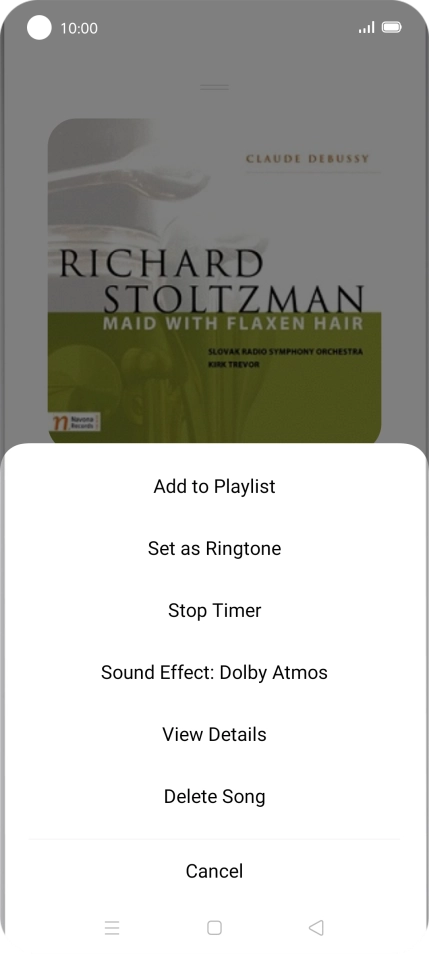 Press Add to Playlist.