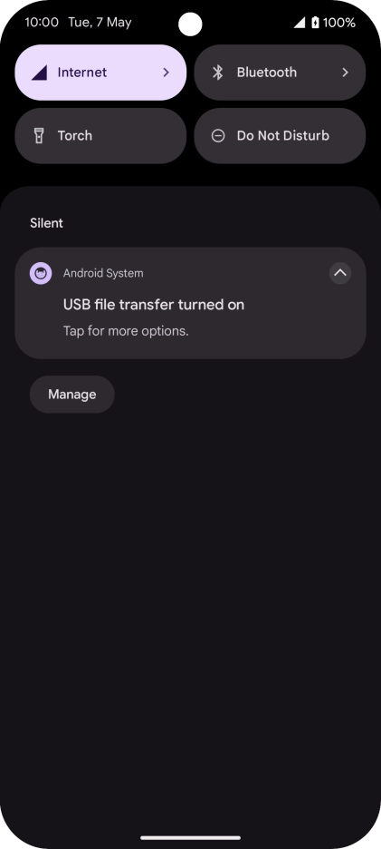 Press Tap for more options..