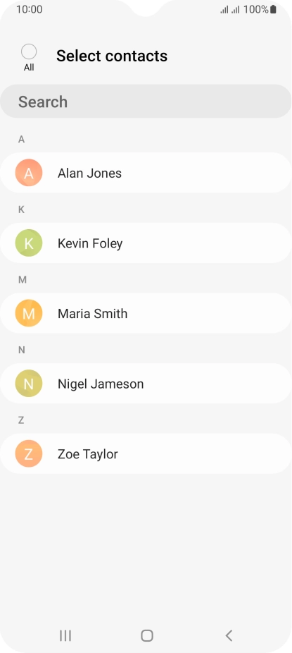 Press the field above 