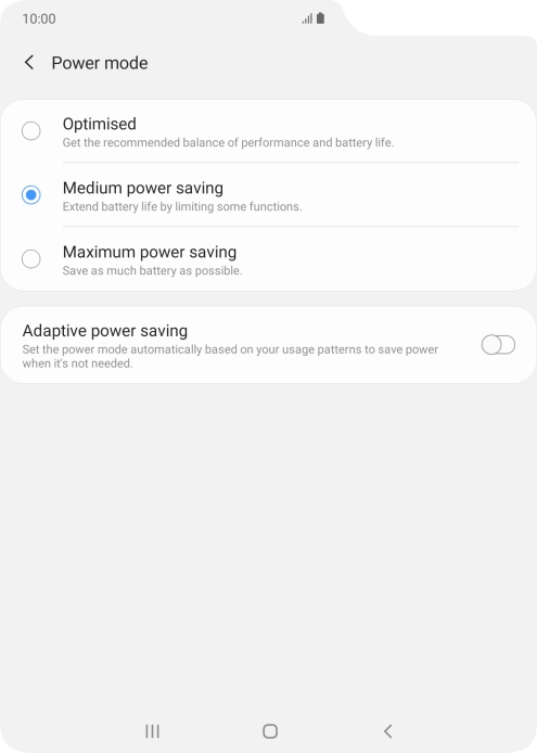 Press the Home key to return to the home screen.