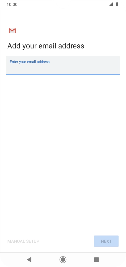 Press the field below 