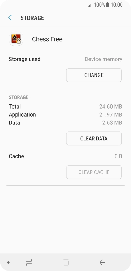 Press the Home key to return to the home screen.
