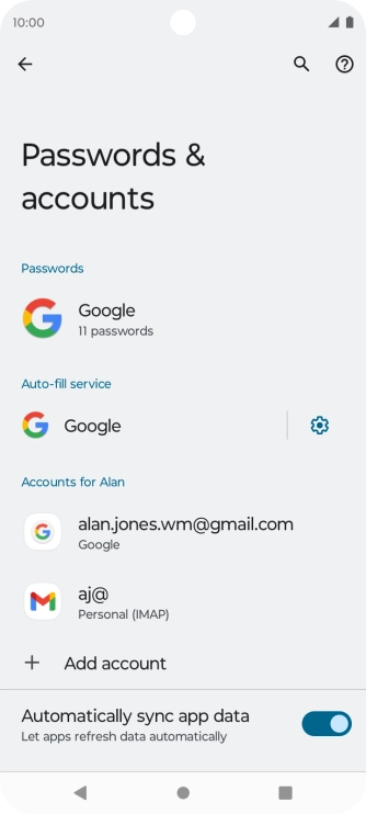 Press the Home key to return to the home screen.