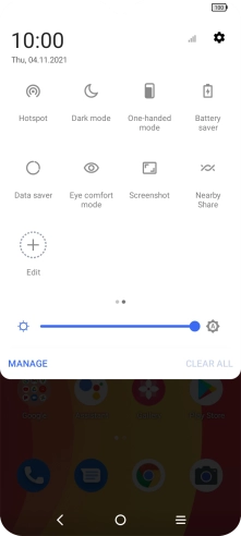 Press Battery saver to turn on the function.