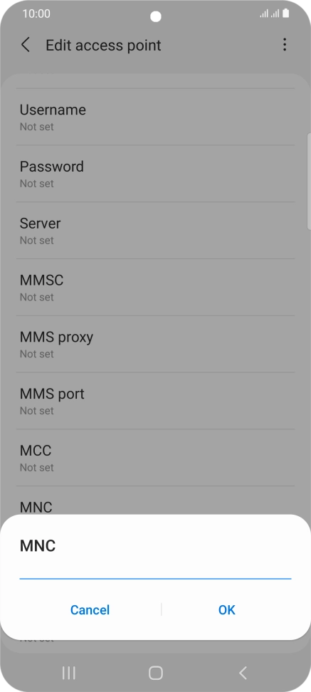 Key in 33 and press OK.